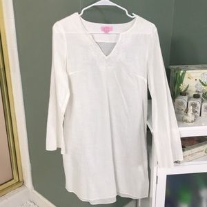 Lily Pulitzer White dress or swim suit cover-up